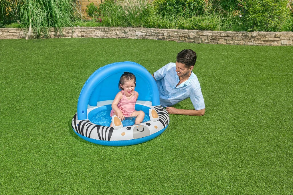 Safari Sun Shaded Kiddie Pool PlayGo