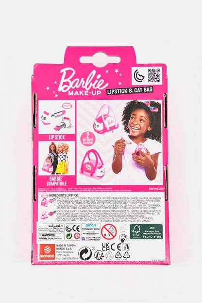 Barbie Make-Up Lipstick And Cat Bag