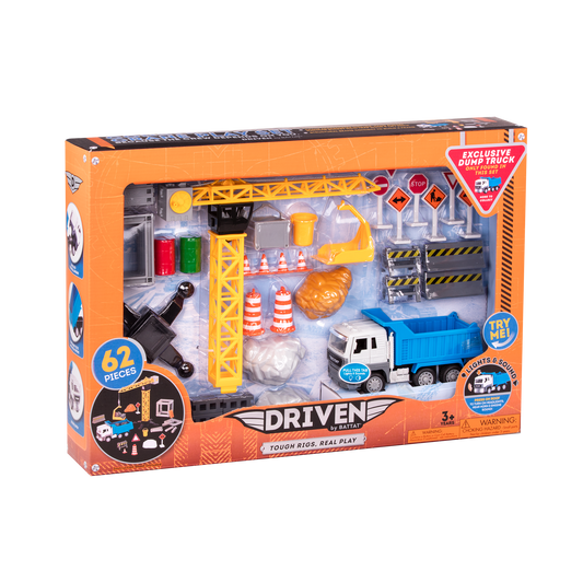 CONSTRUCTION CRANE PLAY SET