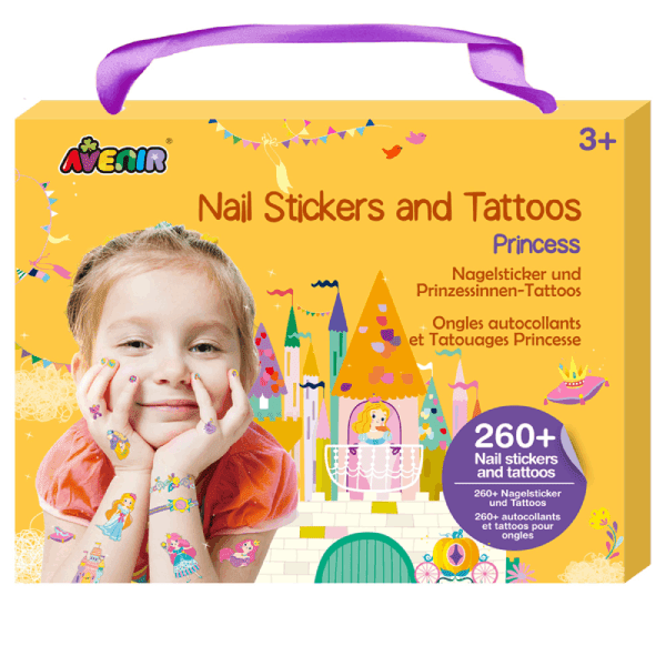 Nail Stickers and Tattoos - Princess