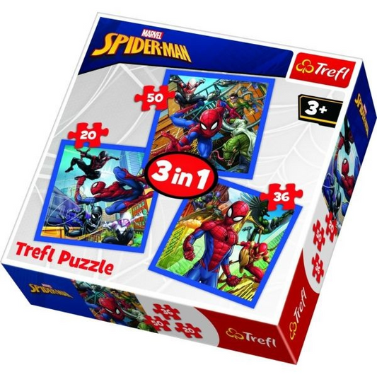 3 in 1 SpiderMan Puzzle